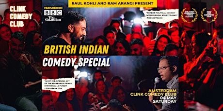 Imagen principal de British Indian Comedy Special - Amsterdam - Stand up Comedy in English