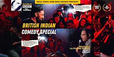 British Indian Comedy Special - Brussels - Stand up Comedy in English primary image