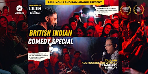 British Indian Comedy Special - Tallinn - Stand up Comedy in English primary image
