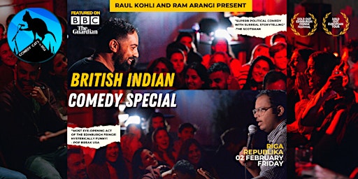 British Indian Comedy Special - Riga - Stand up Comedy in English primary image