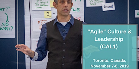 "Agile" Culture & Leadership (CAL1) in Toronto with Michael K Sahota primary image