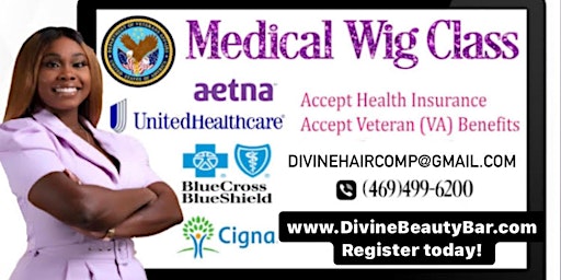 Primaire afbeelding van Medical Wig E-Course: Learn How to Accept Insurance and Veteran Benefits