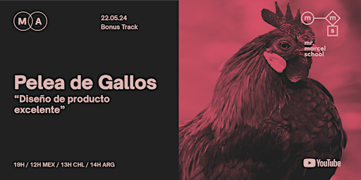 Imagem principal do evento Ciclo Diseño visual - Bonus Track - Pelea de gallos