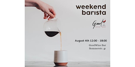 Weekend Barista PopUp Cafe primary image