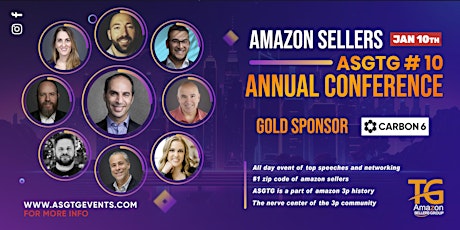 ASGTG Amazon Sellers Event  E-COMMERCE ASGTG24. All  Meals +Presentations primary image