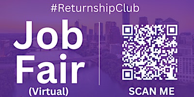 Imagen principal de #ReturnshipClub Virtual Job Fair / Career Expo Event #Detroit