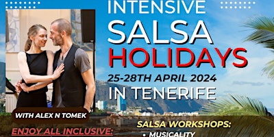 Salsa Holidays in Tenerife 25-28th April 2024 primary image