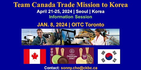 Team Canada Trade Mission to Korea primary image