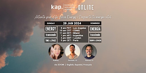 KAP Kundalini Activation Process • Online • 28 January • EN/ES/FR primary image