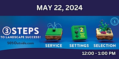 Imagem principal do evento 3 Steps to Landscape Success (May 22)