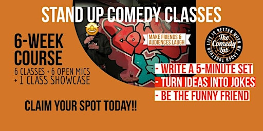 Stand Up Comedy Writing Course - Spring primary image