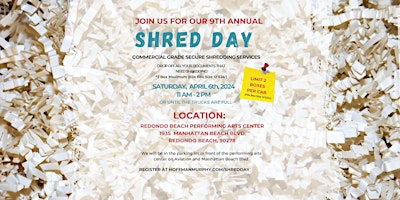 9th  Annual Shred Day primary image