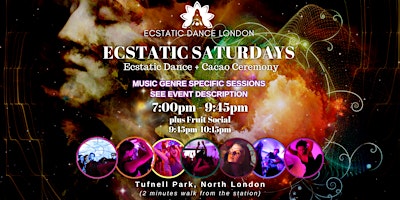 Imagem principal do evento ECSTATIC DANCE LONDON - Ecstatic Saturdays: Wellness Rave & Cacao Ceremony