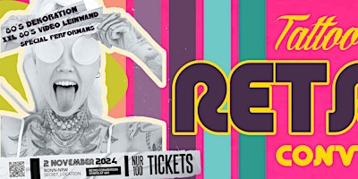 Primaire afbeelding van TattooTattaa Retro 80s Convention NUR 100 VIP TICKETS