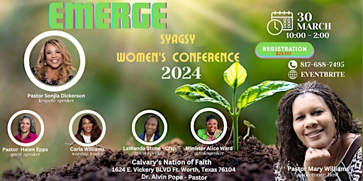 Image principale de 2024 SYAGSY Women's Conference: Emerge