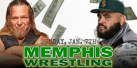 Imagem principal de JAN. 7 | Top Dolla & Ca$h Flo are coming to Memphis Wrestling!