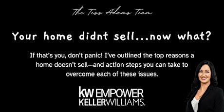 Your house didn't sell, now what? For Sale By Owner Assistance.