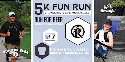 Primaire afbeelding van 5k Beer Run x Strange Roots | 2024 PA Brewery Running Series