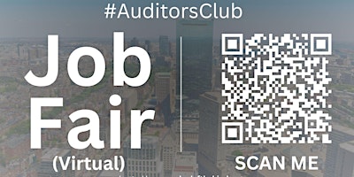 Imagen principal de #AuditorsClub Virtual Job Fair / Career Expo Event #SFO