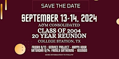 Consol 2004 Reunion - 20 Year primary image