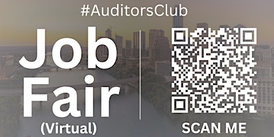 Imagem principal do evento #AuditorsClub Virtual Job Fair / Career Expo Event #Austin #AUS