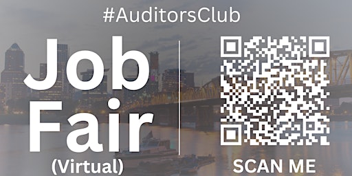 Imagem principal do evento #AuditorsClub Virtual Job Fair / Career Expo Event #Portland