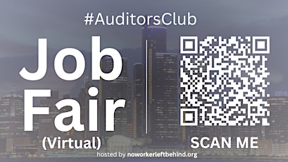 #AuditorsClub Virtual Job Fair / Career Expo Event #Detroit