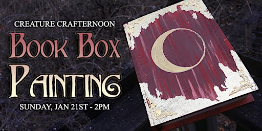Creature Crafternoon: Book Box Painting primary image