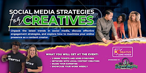 Social Media Strategies for Creatives primary image