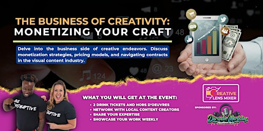 Imagen principal de The Business of Creativity: Monetizing Your Craft