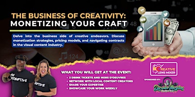Imagem principal do evento The Business of Creativity: Monetizing Your Craft