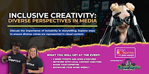 Imagem principal do evento Inclusive Creativity: Diverse Perspectives in Media