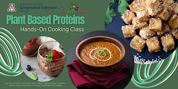 Plant Based Proteins Hands-On Cooking Class
