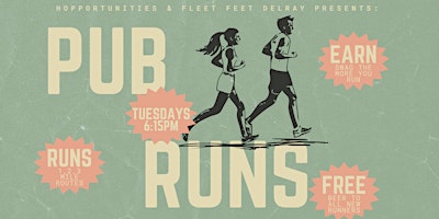 Primaire afbeelding van Pub Run Club  - Free To Join & Free Beer To All New Runners