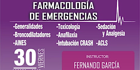 Imagen principal de Farmacología de Emergencias