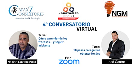 Imagen principal de CUARTO CONVERSATORIO VIRTUAL DE INNOVACIÓN SOCIAL