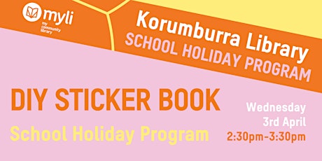 DIY Sticker Book at the Korumburra Library!