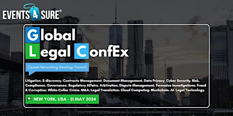 Global Legal ConfEx, NYC, USA, 21 May 2024 primary image