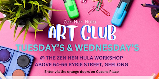 Zen Hen Hula ARTCLUB - Weekly Sessions - TERM 1 2024 primary image
