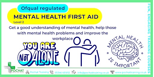 Immagine principale di Level 2 Award in First Aid for Mental Health (RQF) (Face to Face) 