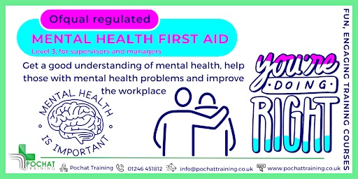 Imagem principal de Mental Health First Aid, Level 3 - for Managers (Face to Face)