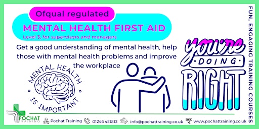 Imagem principal do evento Mental Health First Aid, Level 3 - for Managers (Face to Face)