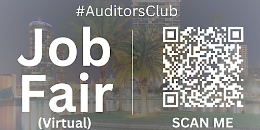 Imagem principal do evento #AuditorsClub Virtual Job Fair / Career Expo Event #Orlando