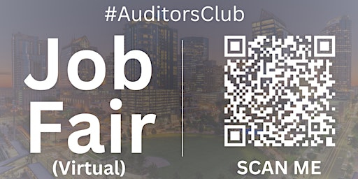 Imagem principal do evento #AuditorsClub Virtual Job Fair / Career Expo Event #Charlotte