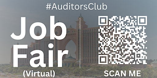 Imagem principal do evento #AuditorsClub Virtual Job Fair / Career Expo Event #PalmBay