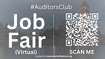 Primaire afbeelding van #AuditorsClub Virtual Job Fair / Career Expo Event #Spokane