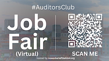 Primaire afbeelding van #AuditorsClub Virtual Job Fair / Career Expo Event #Chattanooga