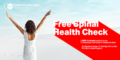 Primaire afbeelding van Free Spinal Health Check At Our Shepherd's Bush Clinic