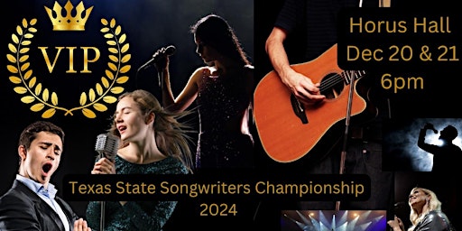 Hauptbild für TEXAS STATE SONGWRITERS CHAMPIONSHIP FINALE SEASON 10, 2024
