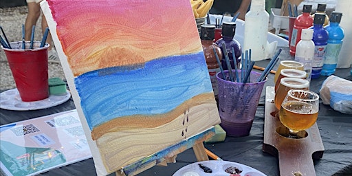 Brush & Brews: $20 Acrylic Painting Class at Prison Pals Brewing Co. primary image